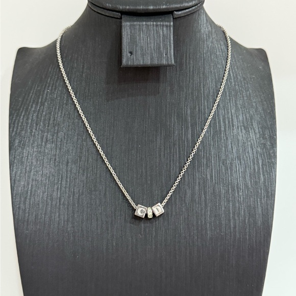 Christian Dior “CD” Silver Necklace - Picture 5 of 16